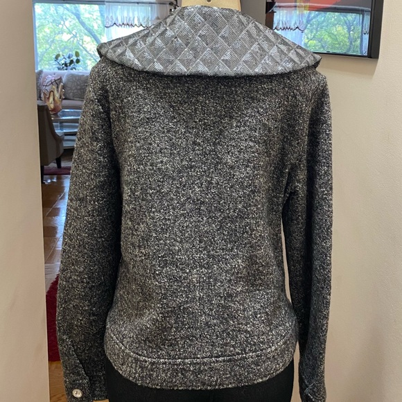 NWT Inc International Concepts Sequined Collar Button Down Jacket Size Large. - Picture 6 of 12